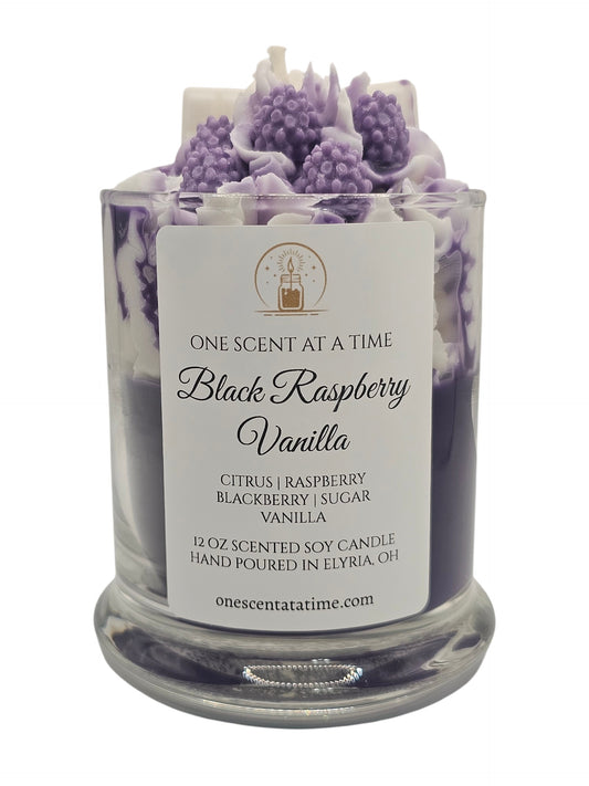 Black Raspberry Vanilla Soy Candle