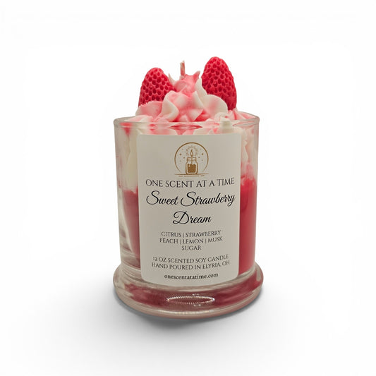 Sweet Strawberry Dream Soy Candle