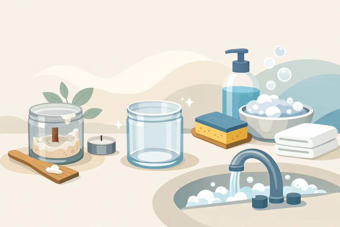 How to Clean Candle Jars Without the Mess