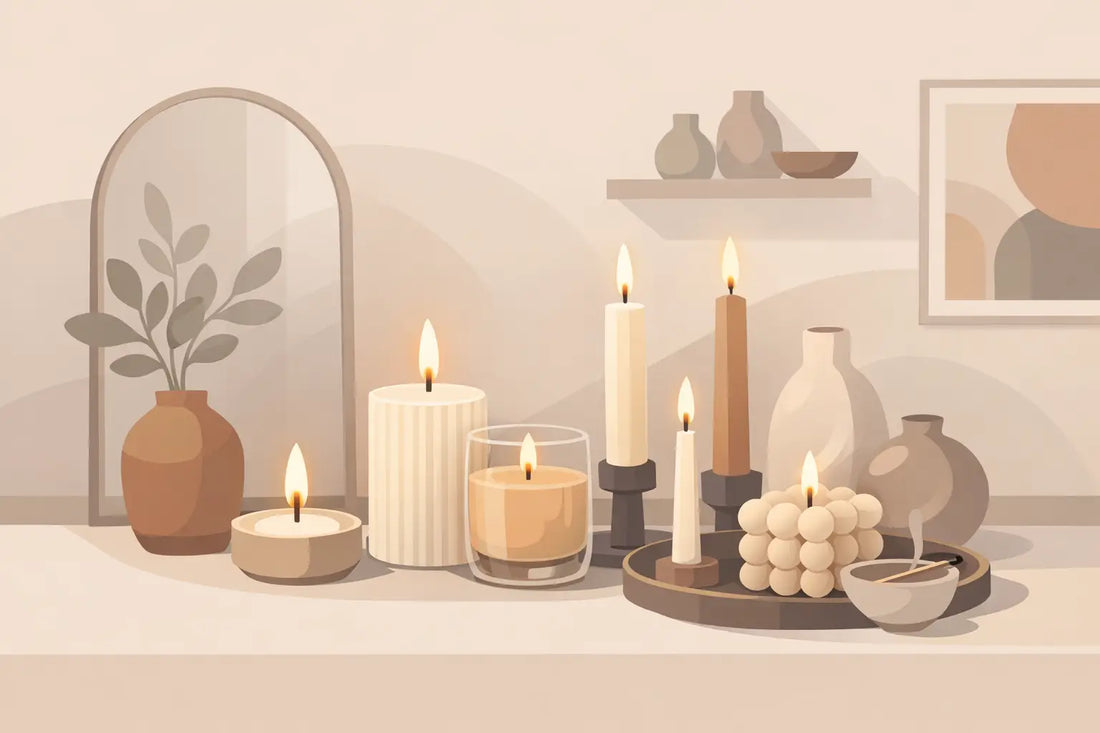 How to Style Candles at Home