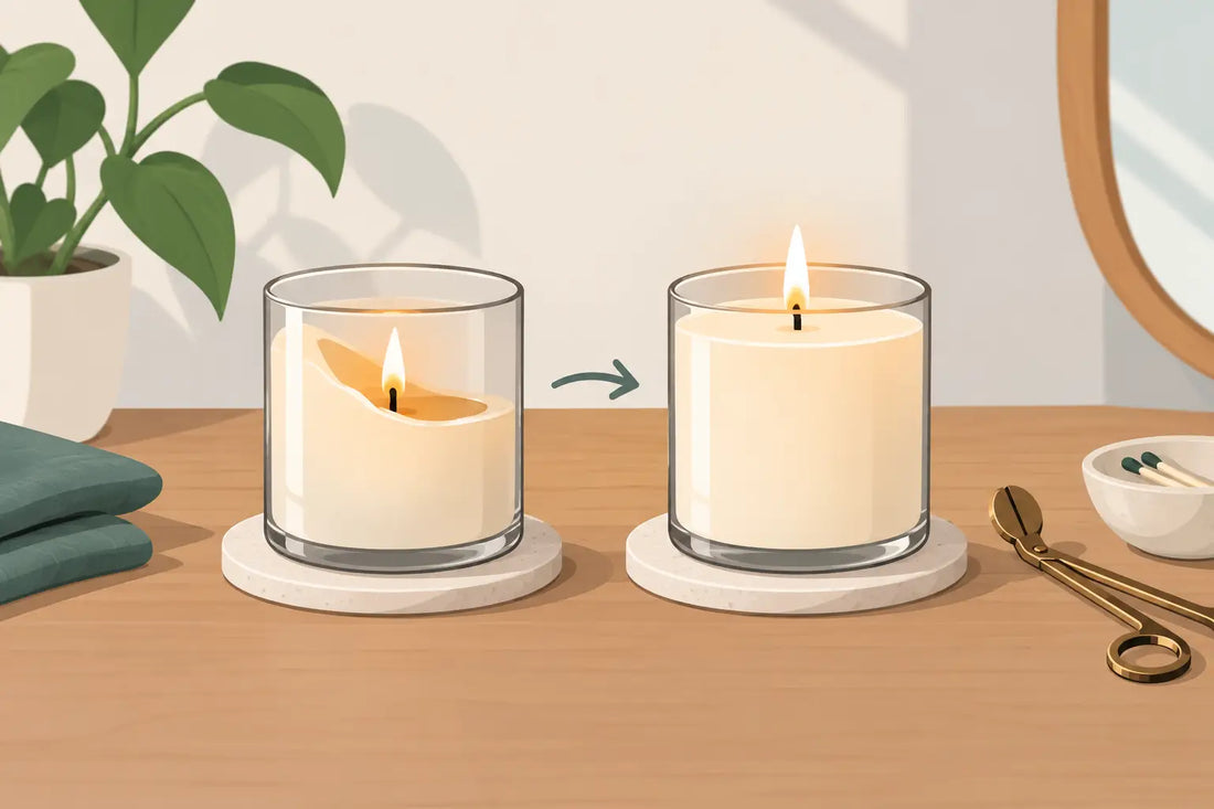How to Prevent Uneven Candle Burning at Home
