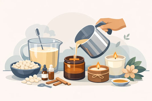 How to Make Hand Poured Soy Candles