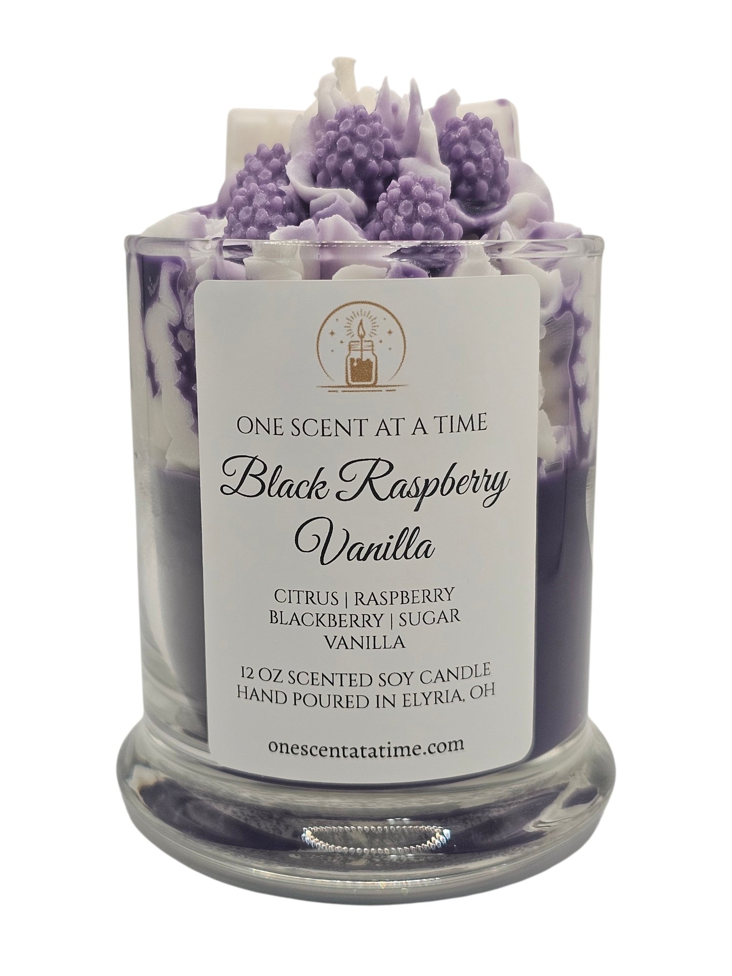 Black Raspberry Vanilla Soy Candle