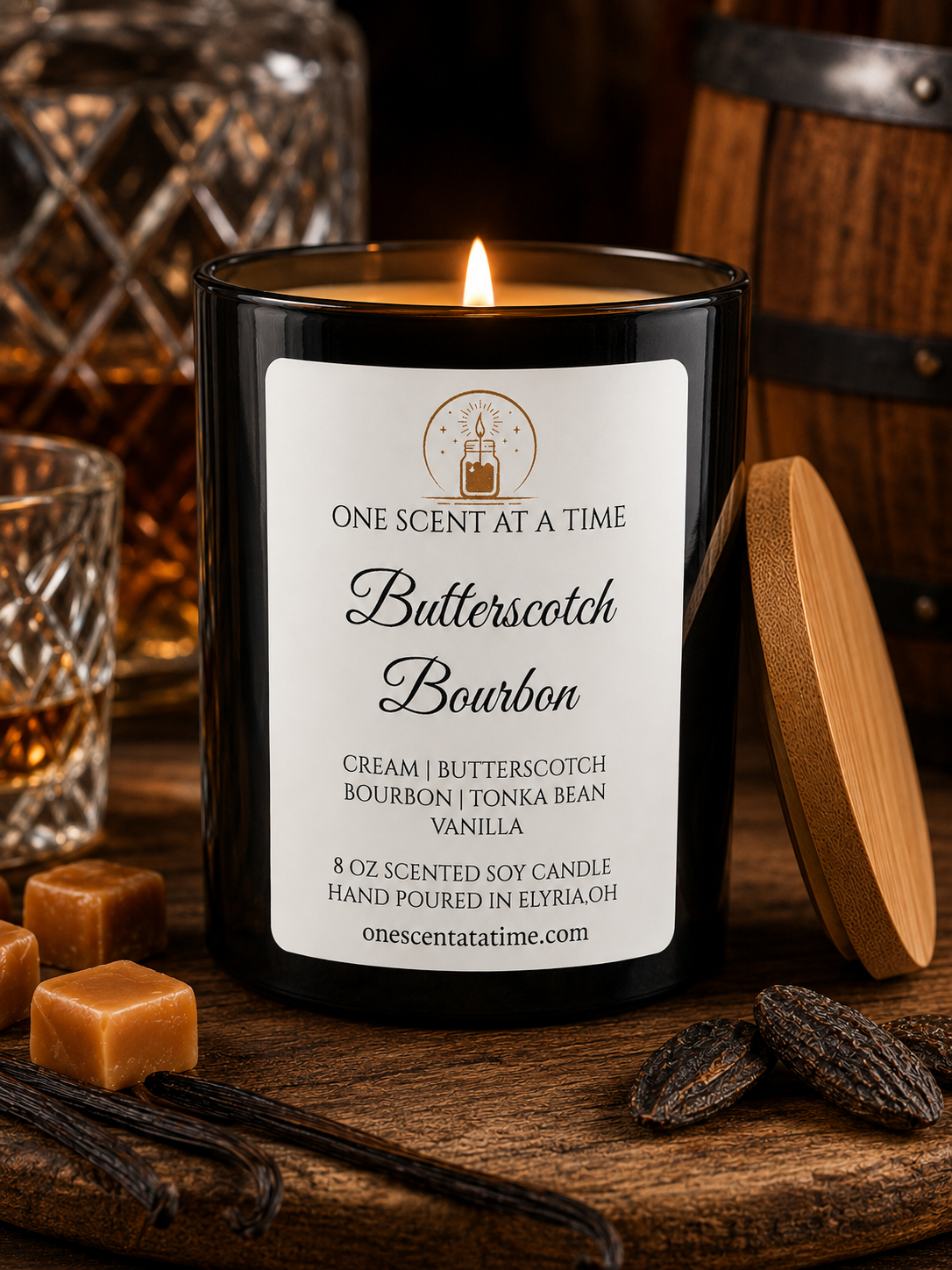Butterscotch Bourbon Soy Candle