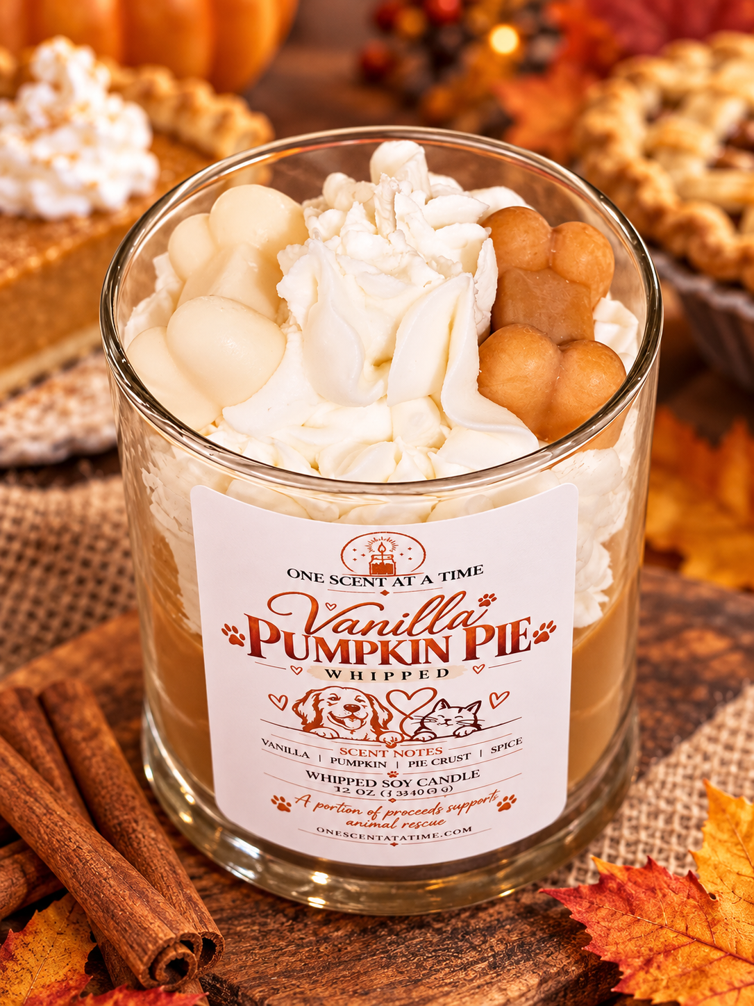 Vanilla Pumpkin Pie Whipped Cande