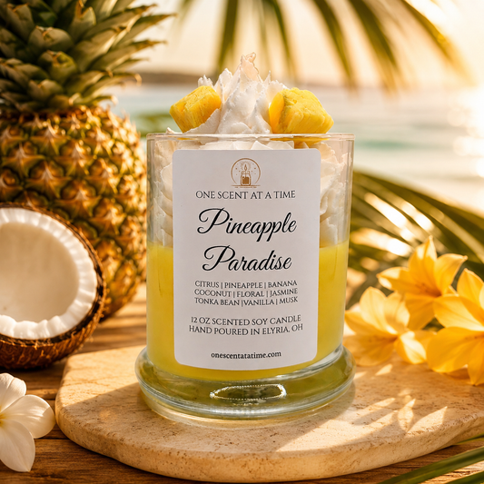 Pineapple Paradise  Soy Candle