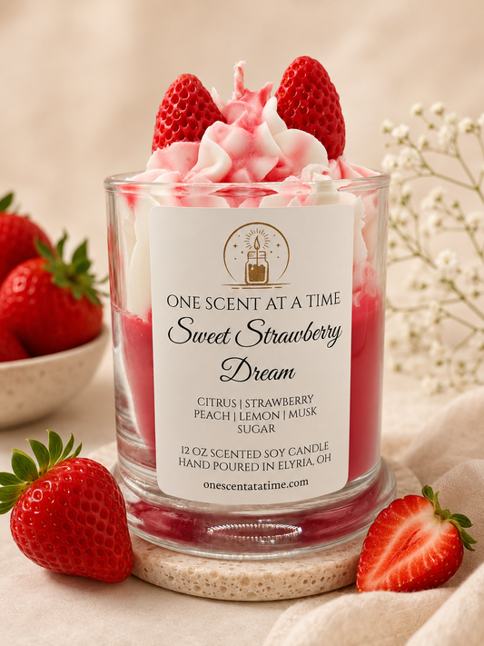 Sweet Strawberry Dream Soy Candle