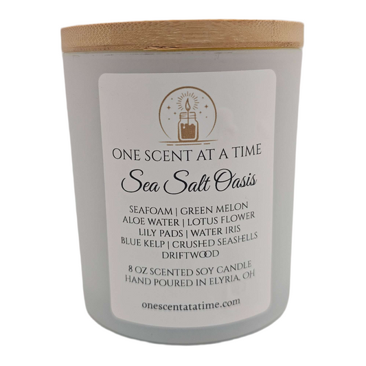Sea Salt Oasis Soy Candle